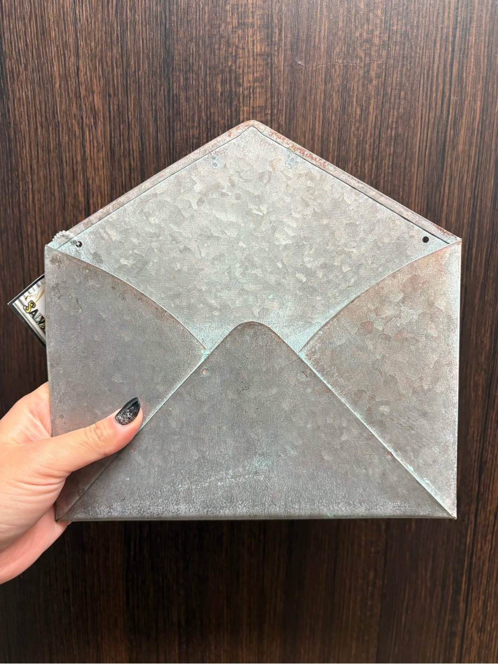 Metal Wall Envelope Mail Holder